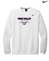 Twin Valley HS Cheer Design - Mens Nike Crewneck