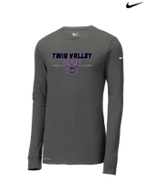 Twin Valley HS Cheer Design - Mens Nike Longsleeve