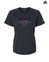 Twin Valley HS Cheer Design - Womens Adidas Performance Shirt