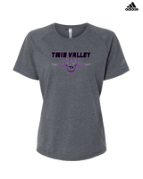Twin Valley HS Cheer Design - Womens Adidas Performance Shirt