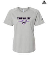 Twin Valley HS Cheer Design - Womens Adidas Performance Shirt