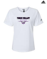 Twin Valley HS Cheer Design - Womens Adidas Performance Shirt