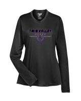 Twin Valley HS Cheer Design - Womens Performance Longsleeve