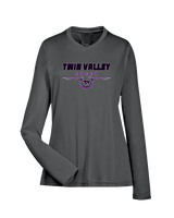 Twin Valley HS Cheer Design - Womens Performance Longsleeve