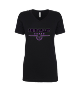 Twin Valley HS Cheer Design - Womens Vneck