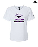 Twin Valley HS Cheer Property - Womens Adidas Performance Shirt