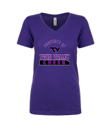 Twin Valley HS Cheer Property - Womens Vneck