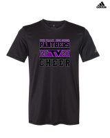 Twin Valley HS Cheer Stamp - Mens Adidas Performance Shirt