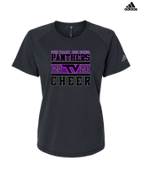 Twin Valley HS Cheer Stamp - Womens Adidas Performance Shirt