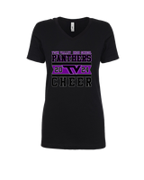 Twin Valley HS Cheer Stamp - Womens Vneck