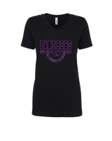 Twin Valley HS Cheer Swoop - Womens Vneck