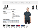 Mission Viejo HS Girls Track & Field Custom - Under Armour Ladies Tech Polo