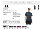 Banshees Basketball Club Block - Under Armour Ladies Tech Polo