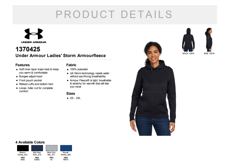 Lindbergh HS Boys Volleyball Design - Under Armour Ladies Storm Fleece