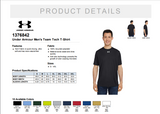 Capuchino HS Football Stamp - Under Armour Mens Team Tech T-Shirt