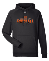Apple Valley HS Football Splatter - Under Armour Rival Fleece Hooded Sweatshirt