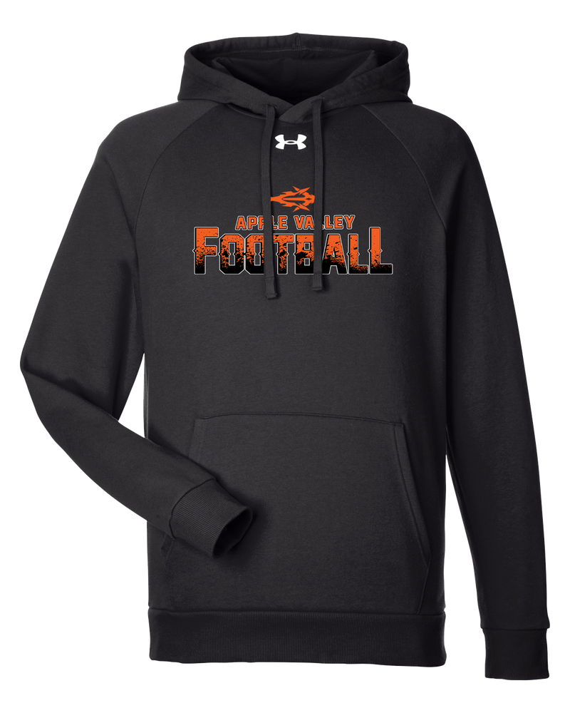 Apple Valley HS Football Splatter - Under Armour Rival Fleece Hooded Sweatshirt