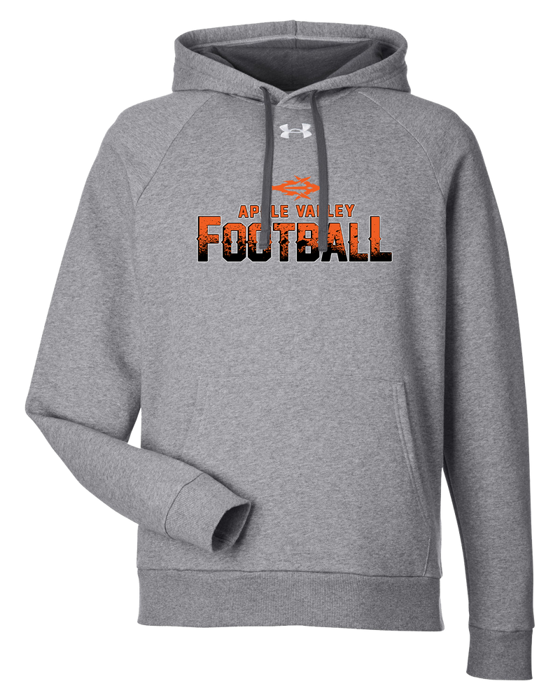 Apple Valley HS Football Splatter - Under Armour Rival Fleece Hooded Sweatshirt