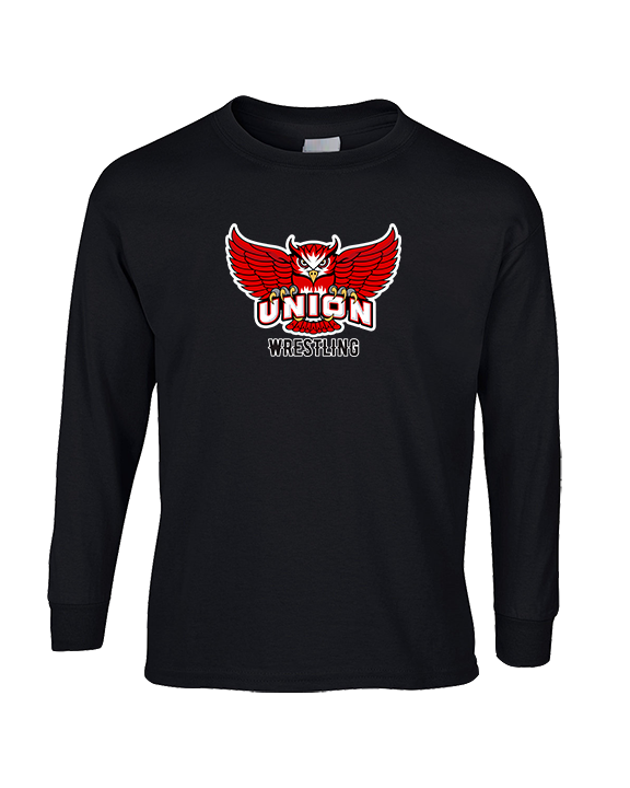 Union College Wrestling Logo - Cotton Longsleeve