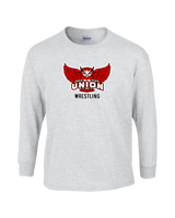 Union College Wrestling Logo - Cotton Longsleeve