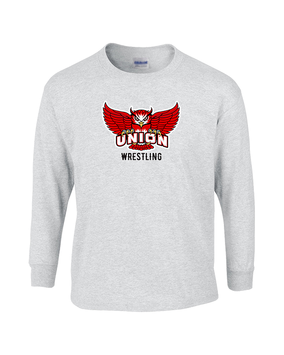 Union College Wrestling Logo - Cotton Longsleeve