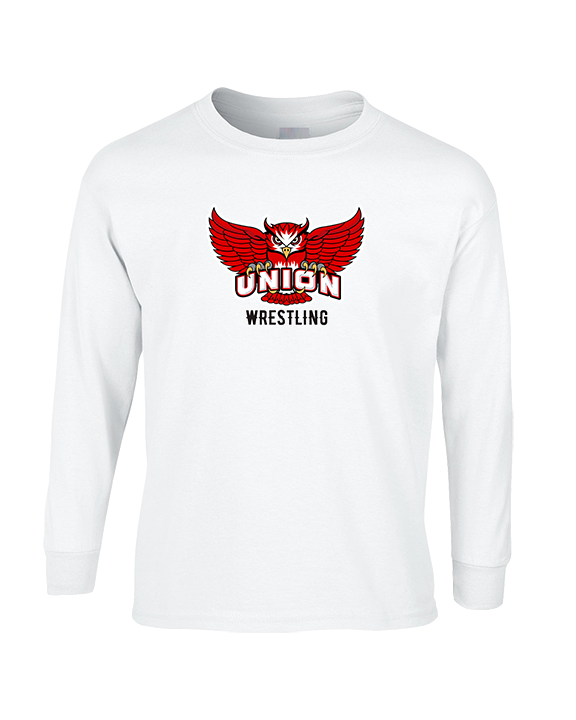 Union College Wrestling Logo - Cotton Longsleeve
