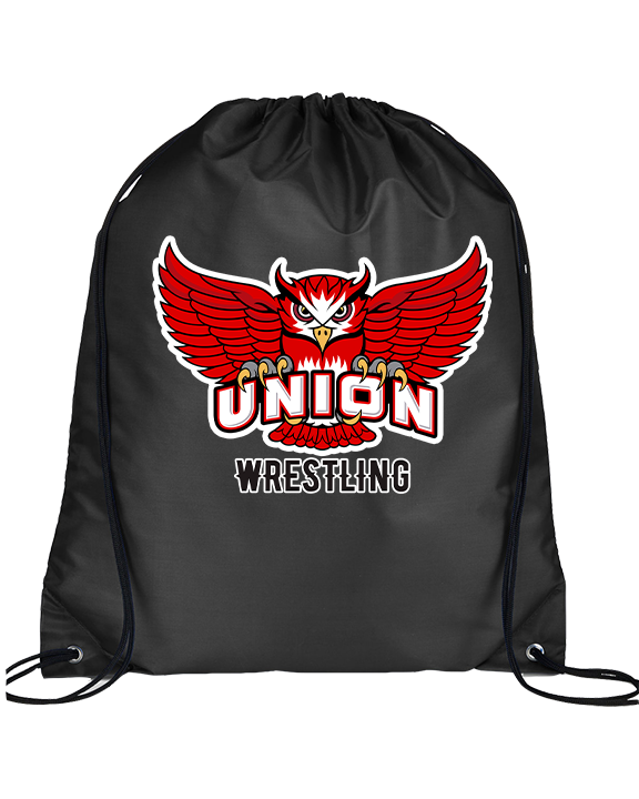 Union College Wrestling Logo - Drawstring Bag