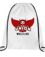 Union College Wrestling Logo - Drawstring Bag