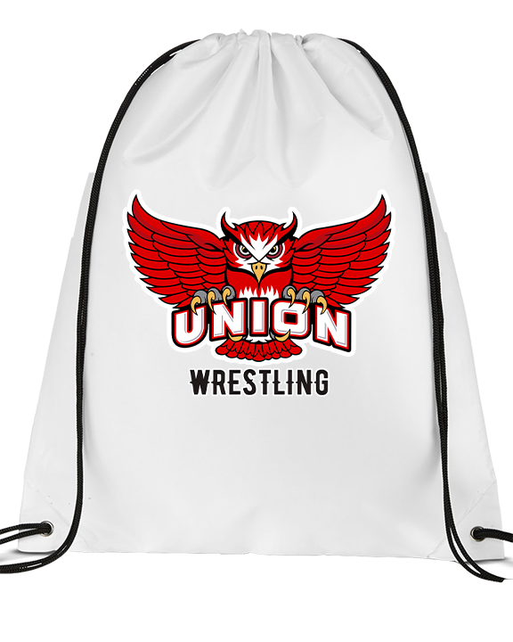 Union College Wrestling Logo - Drawstring Bag