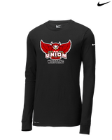 Union College Wrestling Logo - Mens Nike Longsleeve