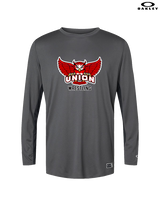 Union College Wrestling Logo - Mens Oakley Longsleeve