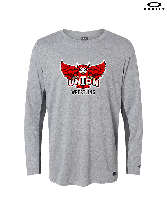 Union College Wrestling Logo - Mens Oakley Longsleeve
