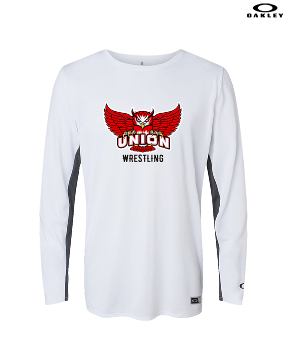 Union College Wrestling Logo - Mens Oakley Longsleeve