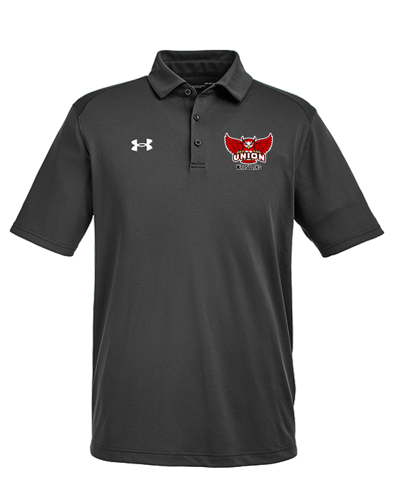 Union College Wrestling Logo - Under Armour Mens Tech Polo