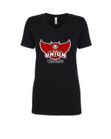 Union College Wrestling Logo - Womens Vneck