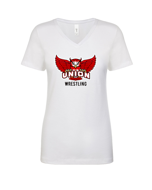 Union College Wrestling Logo - Womens Vneck