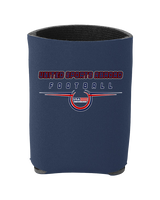 United Sports Abroad Football Design - Koozie