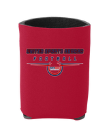 United Sports Abroad Football Design - Koozie