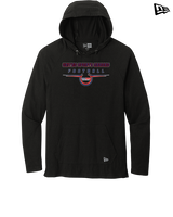 United Sports Abroad Football Design - New Era Tri-Blend Hoodie