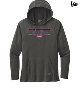 United Sports Abroad Football Design - New Era Tri-Blend Hoodie
