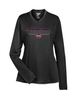 United Sports Abroad Football Design - Womens Performance Longsleeve