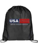 United Sports Abroad Football Logo - Drawstring Bag