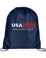 United Sports Abroad Football Logo - Drawstring Bag