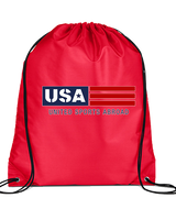 United Sports Abroad Football Logo - Drawstring Bag