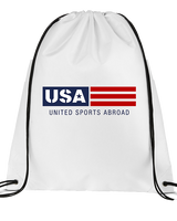 United Sports Abroad Football Logo - Drawstring Bag