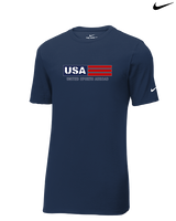 United Sports Abroad Football Logo - Mens Nike Cotton Poly Tee