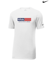 United Sports Abroad Football Logo - Mens Nike Cotton Poly Tee