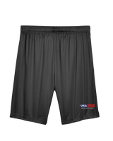 United Sports Abroad Football Logo - Mens Training Shorts with Pockets