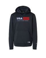 United Sports Abroad Football Logo - Oakley Performance Hoodie