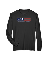 United Sports Abroad Football Logo - Performance Longsleeve